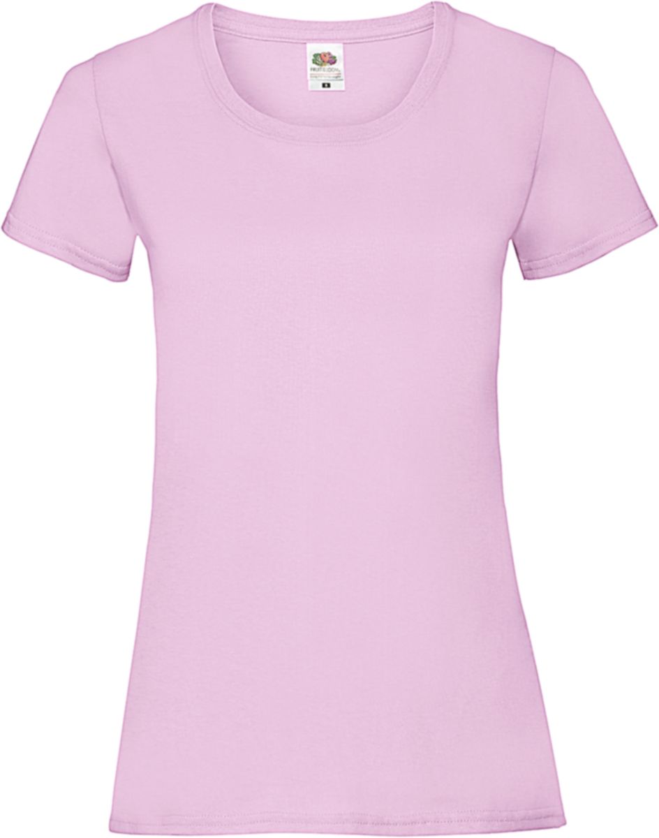 Γυναικείο T-Shirt Lady-Fit Valueweight 61-372-0 Fruit of the Loom Light Ροζ