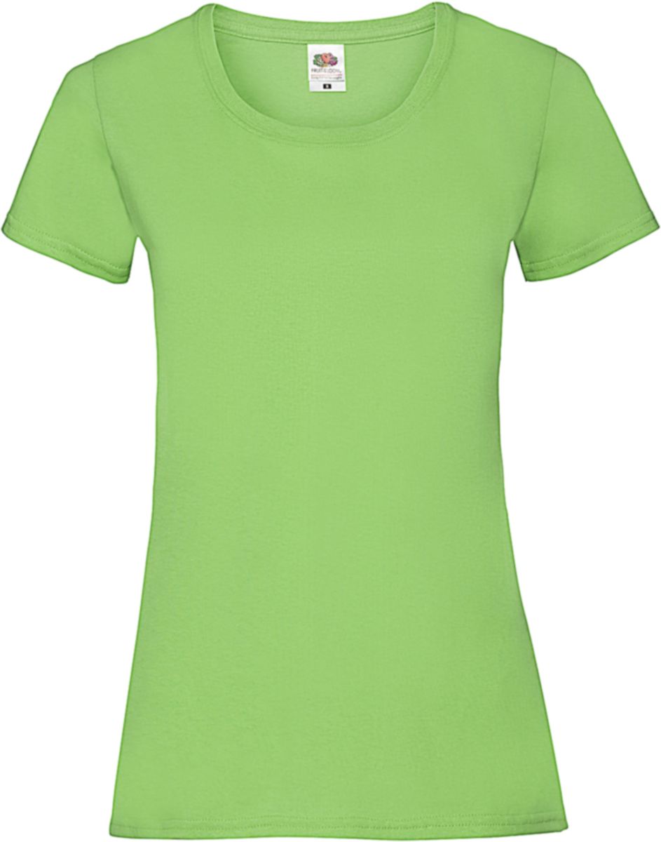 Γυναικείο T-Shirt Lady-Fit Valueweight 61-372-0 Fruit of the Loom Lime Green