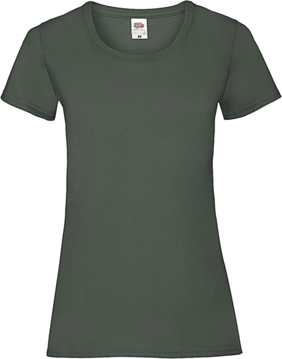 Γυναικείο T-Shirt Lady-Fit Valueweight 61-372-0 Fruit of the Loom Bottle Green