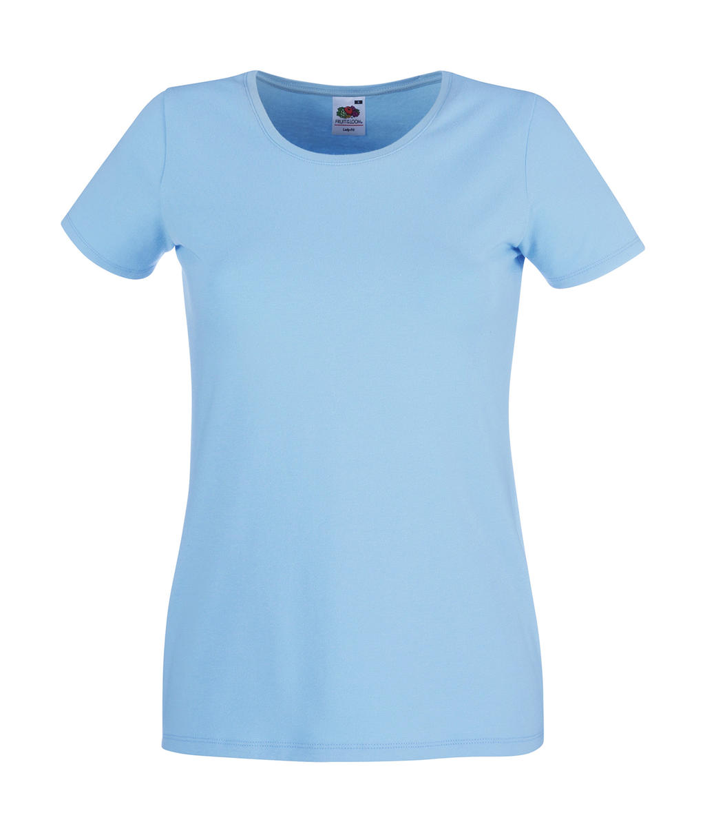 Lady-Fit Crew Neck T Fruit of the Loom 61-378-0 Sky Blue