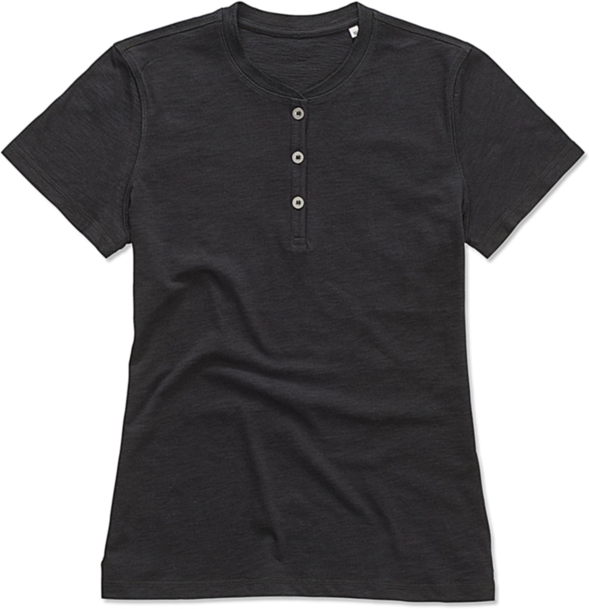 Γυναικειο T-shirt Sharon Henley Stedman ST9530 Black Opal