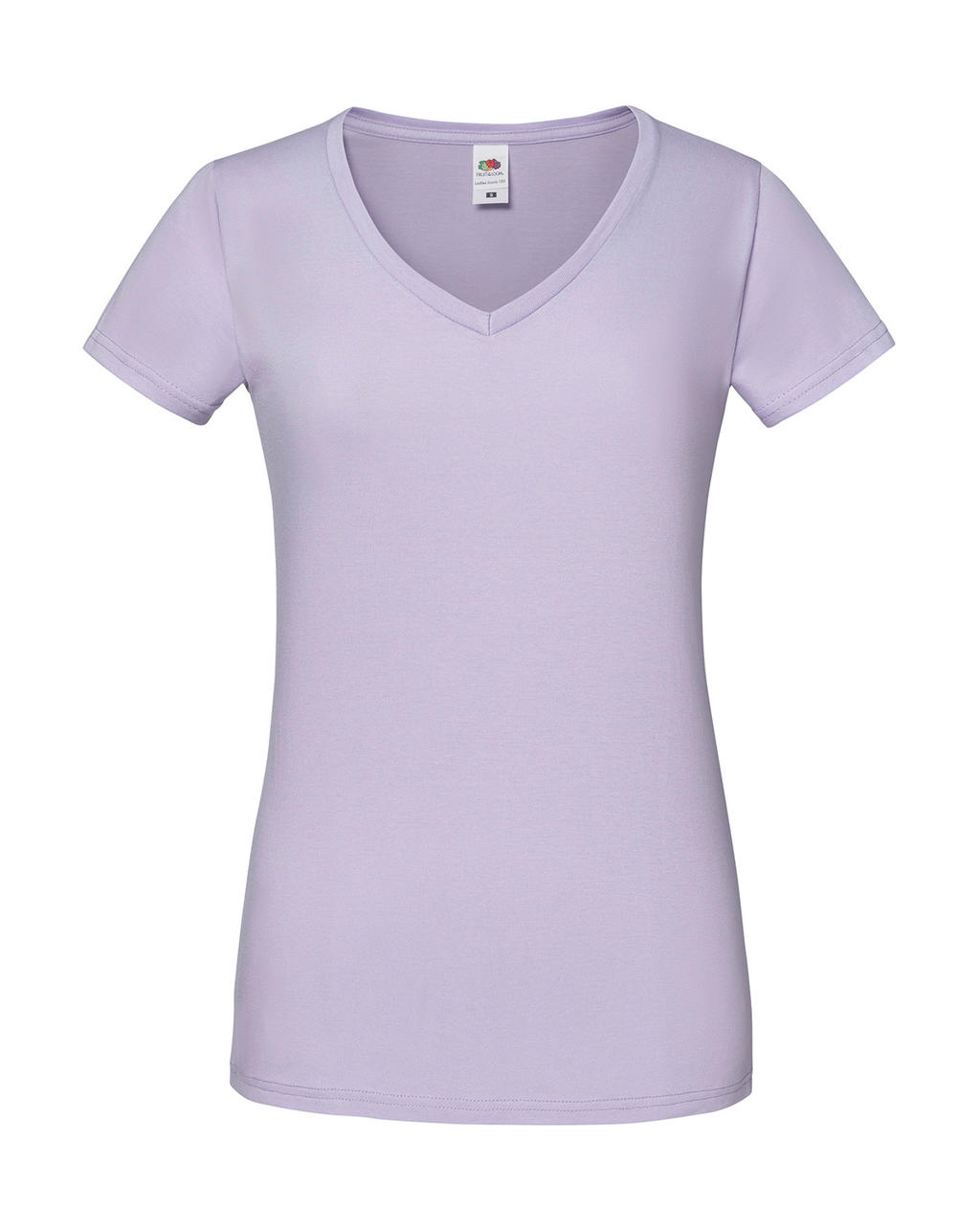 Γυναικείο T-shirt Iconic 150 V Neck 61-444-0 Fruit of the Loom Soft Lavender