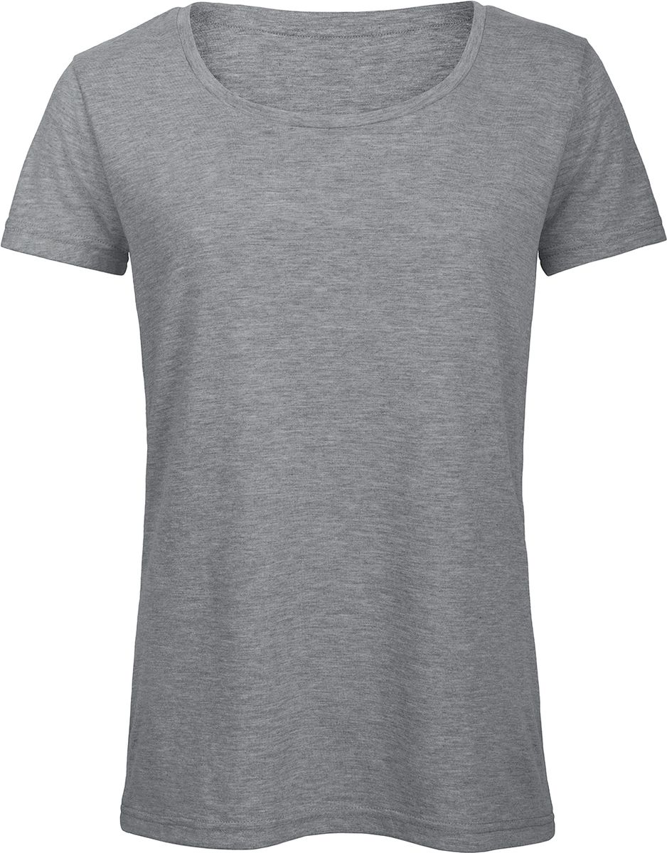 Γυναικείο T-Shirt TW056 B&C Triblend Heather Light Grey
