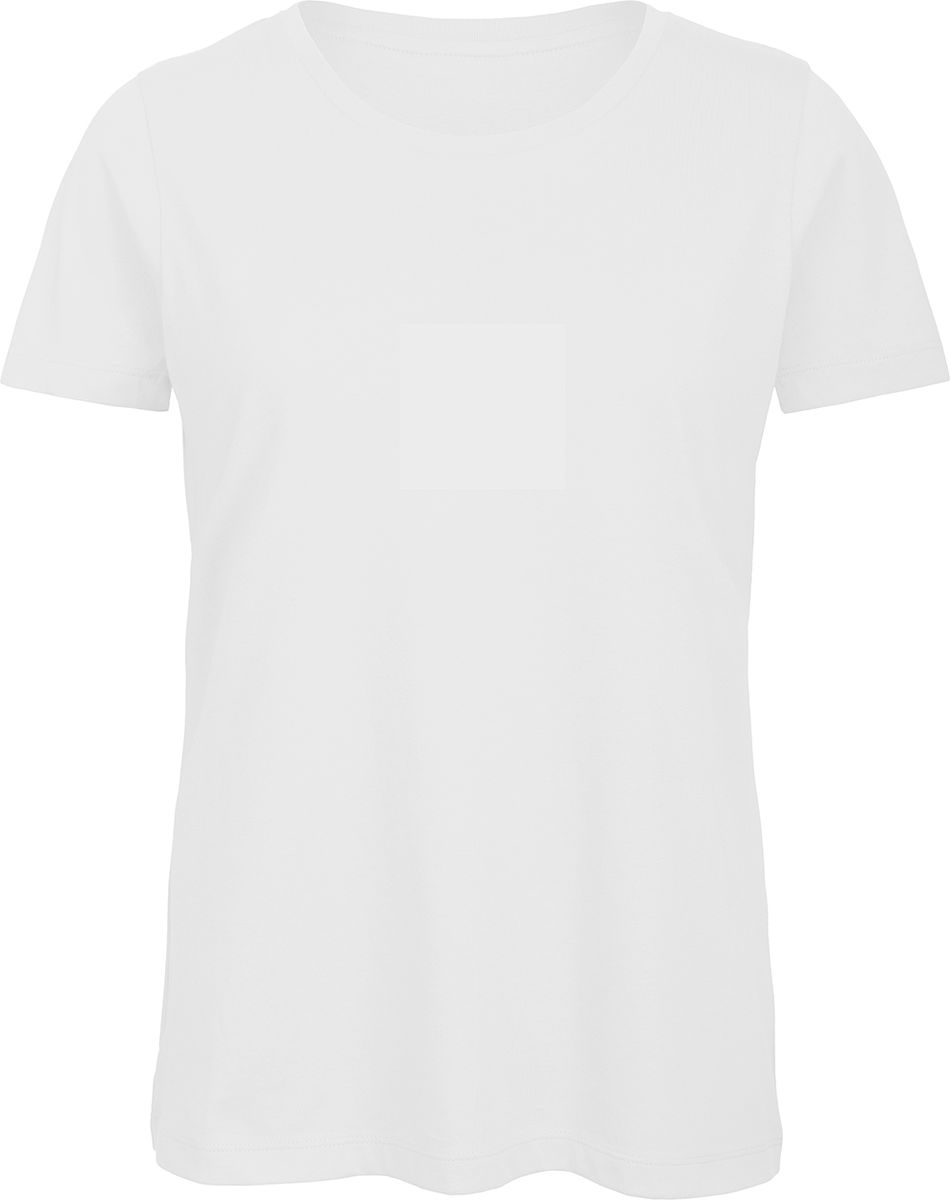 Γυναικείο T-Shirt TW043 B&C από 100% Οργανικό Βαμβάκι White