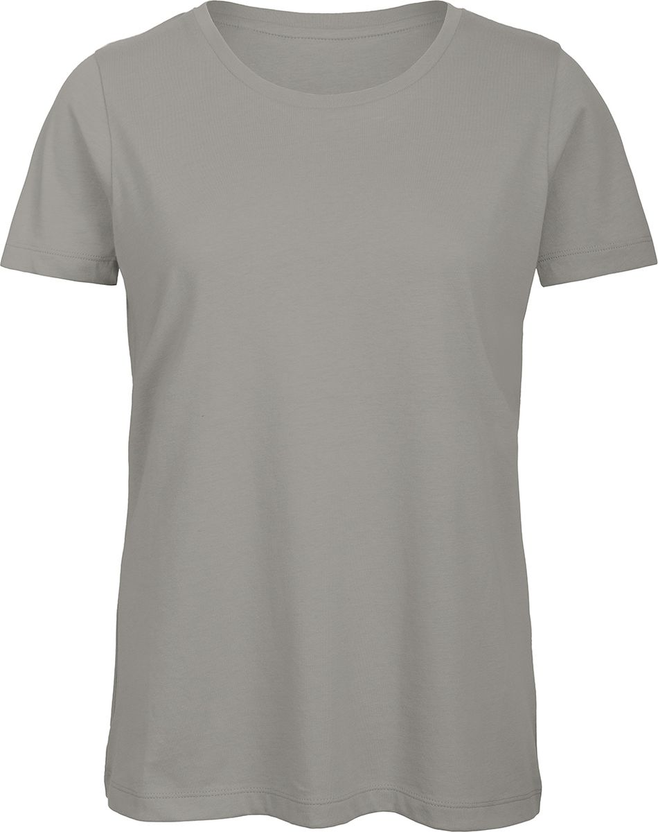 Γυναικείο T-Shirt TW043 B&C από 100% Οργανικό Βαμβάκι Light Grey