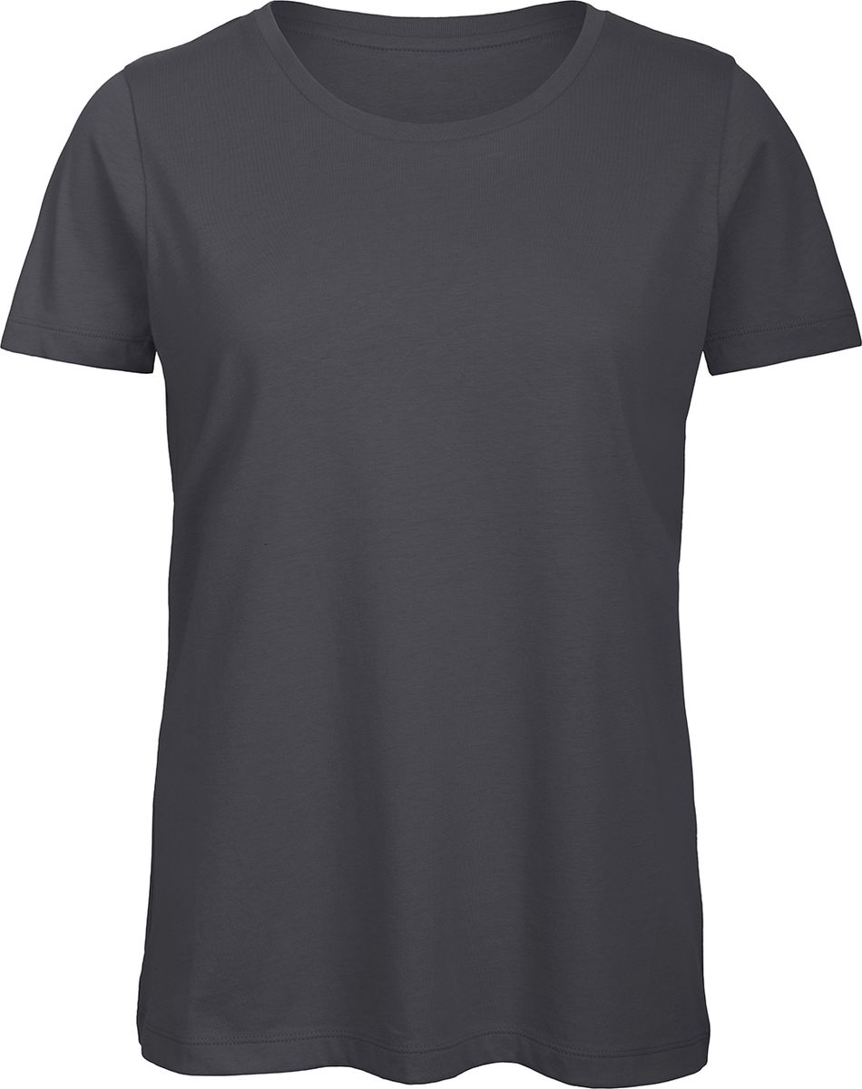 Γυναικείο T-Shirt TW043 B&C από 100% Οργανικό Βαμβάκι Dark Grey