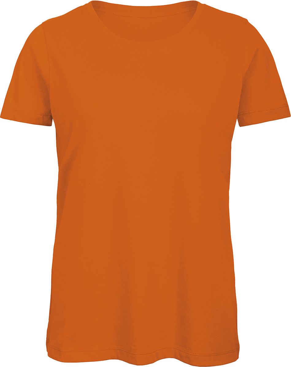 Γυναικείο T-Shirt TW043 B&C από 100% Οργανικό Βαμβάκι Πορτοκαλί