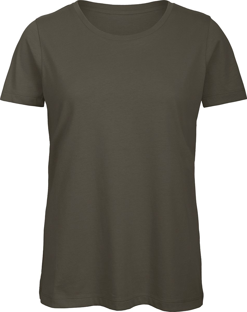 Γυναικείο T-Shirt TW043 B&C από 100% Οργανικό Βαμβάκι Khaki Green
