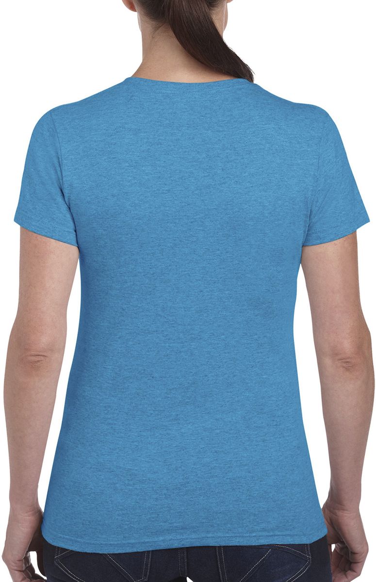 Γυναικείο T-Shirt Heavy Cotton 5000L Gildan Heather Sapphire