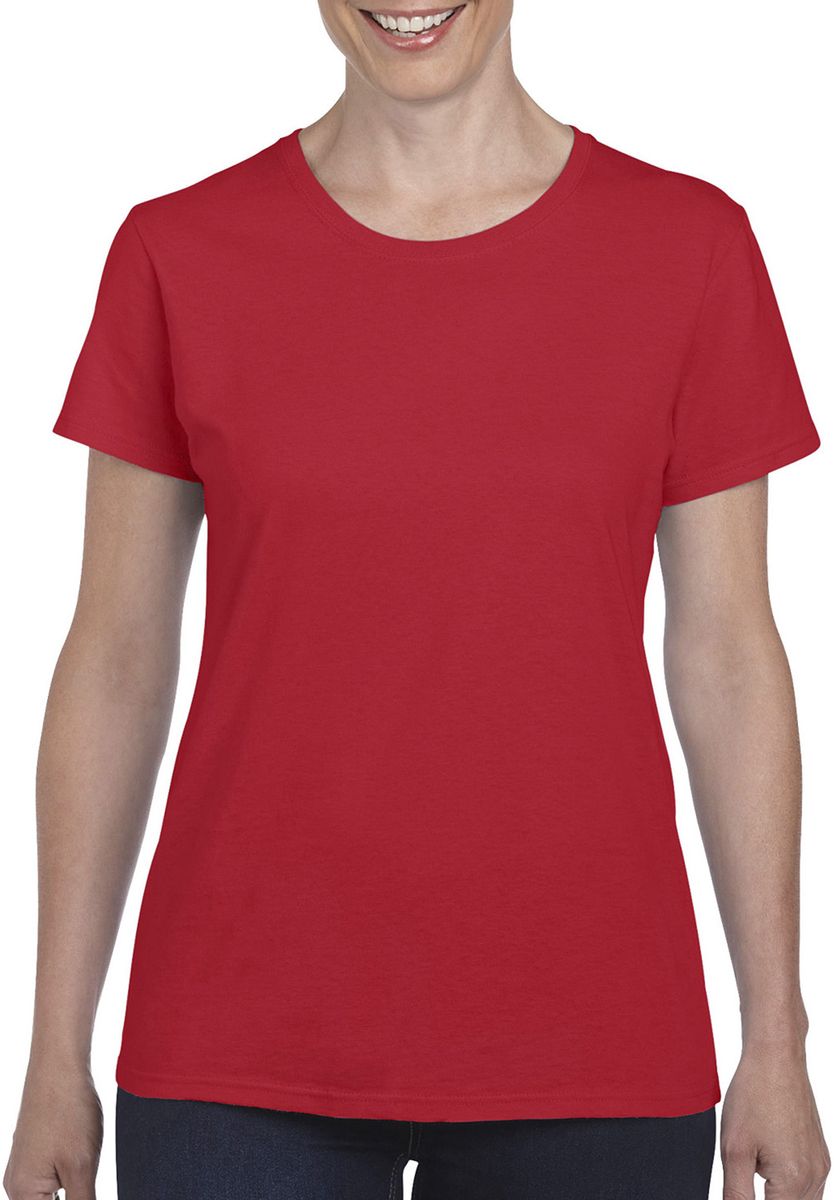 Γυναικείο T-Shirt Heavy Cotton 5000L Gildan Red