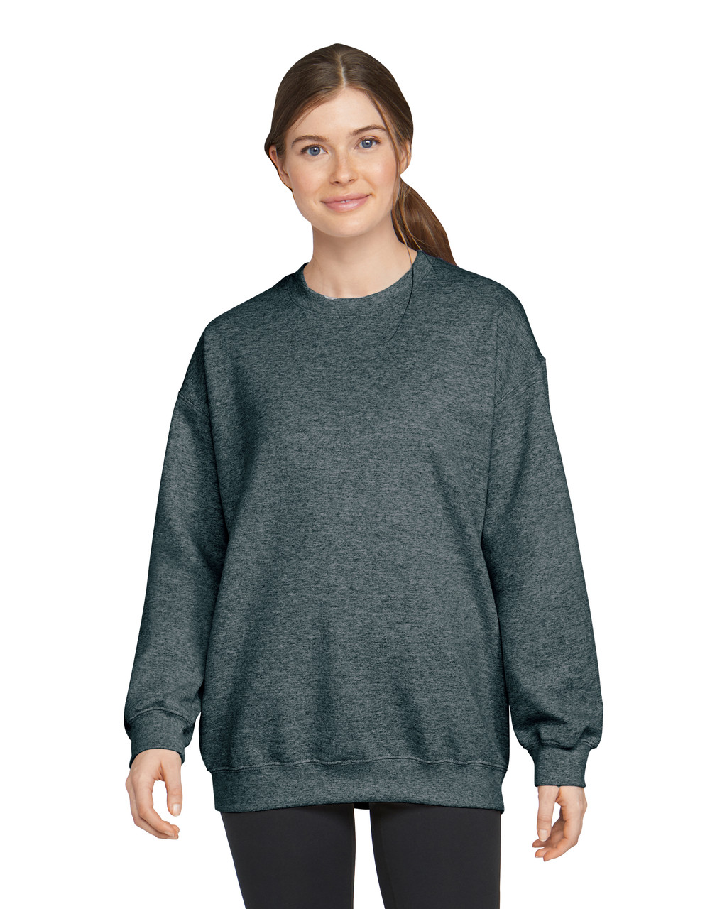 Φούτερ Crewneck SF000 Gildan Softstyle Midweight Fleece Adult Dark Heather