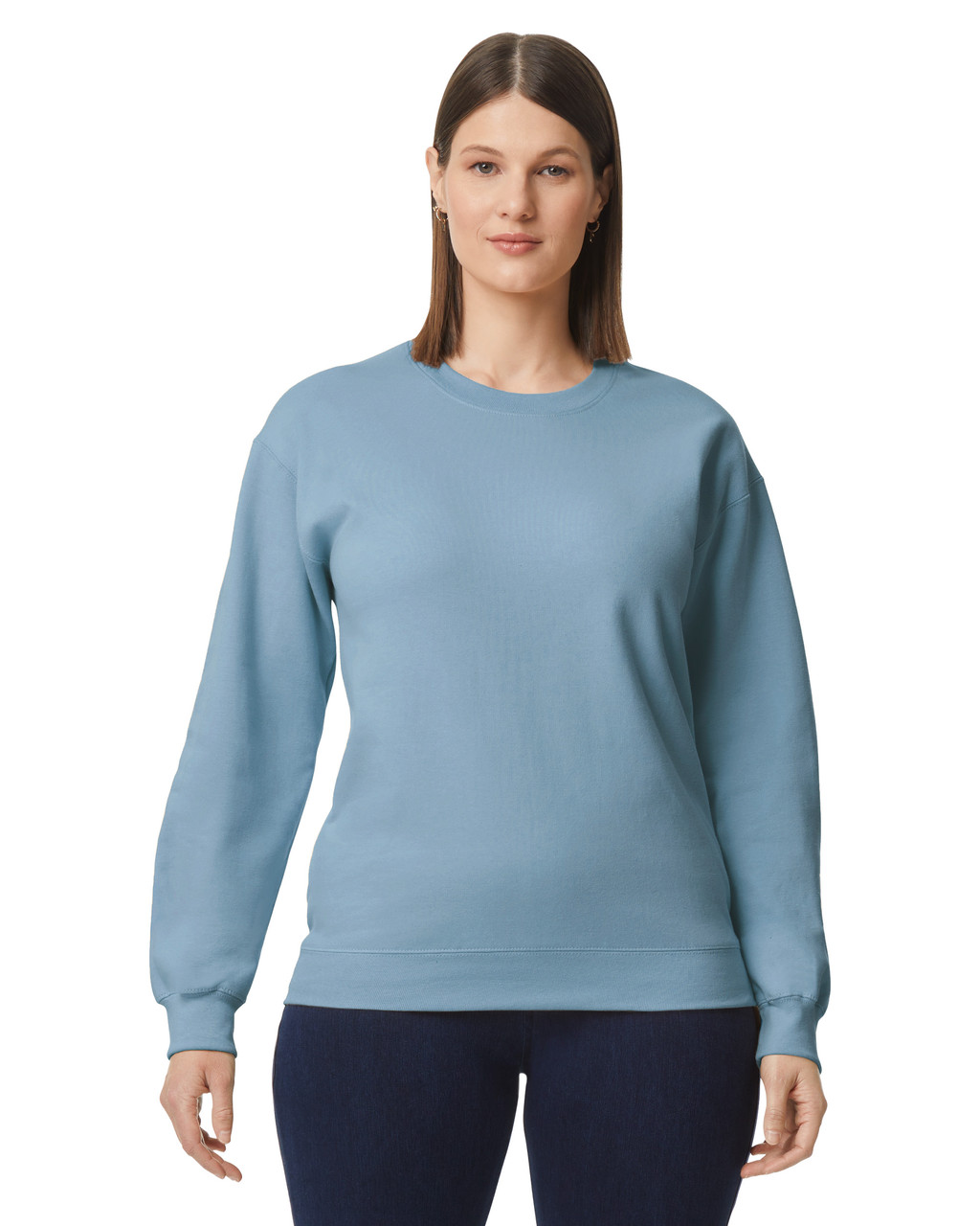 Φούτερ Crewneck SF000 Gildan Softstyle Midweight Fleece Adult Stone Blue