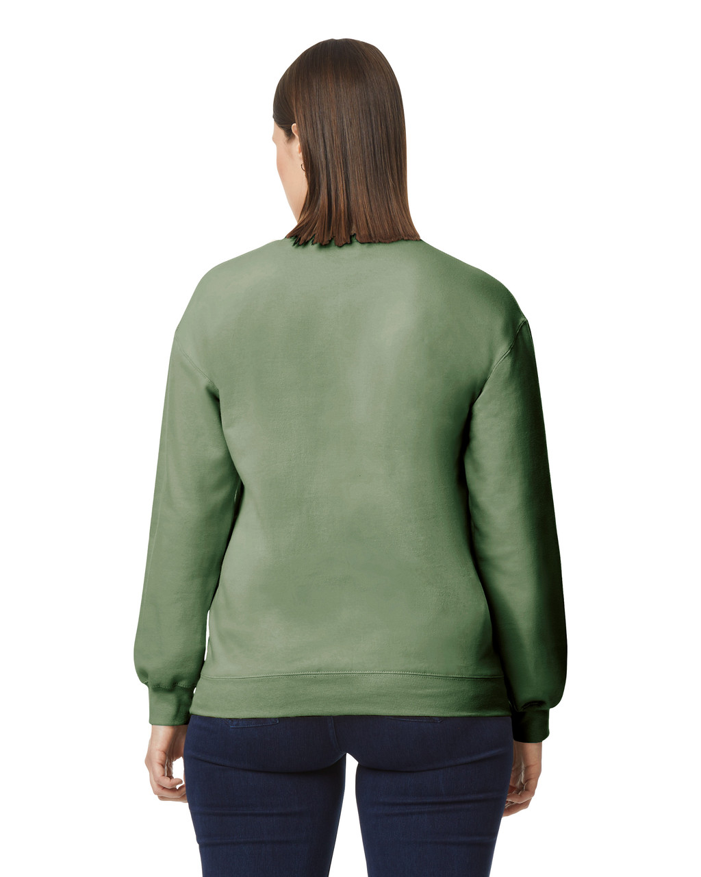 Φούτερ Crewneck SF000 Gildan Softstyle Midweight Fleece Adult Military Green