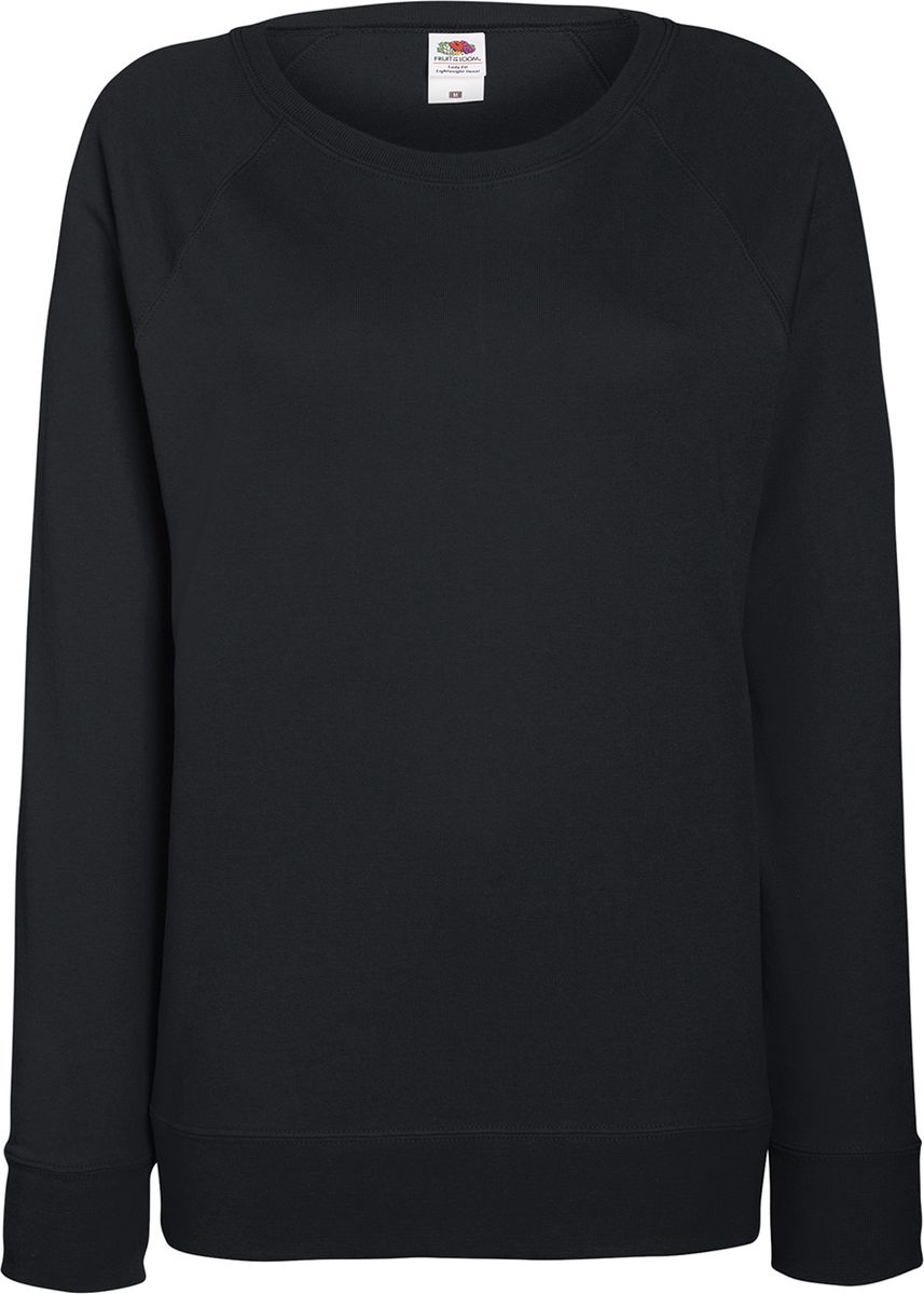 Γυναικείο Φούτερ Raglan 62-146-0 Fruit of the Loom Black