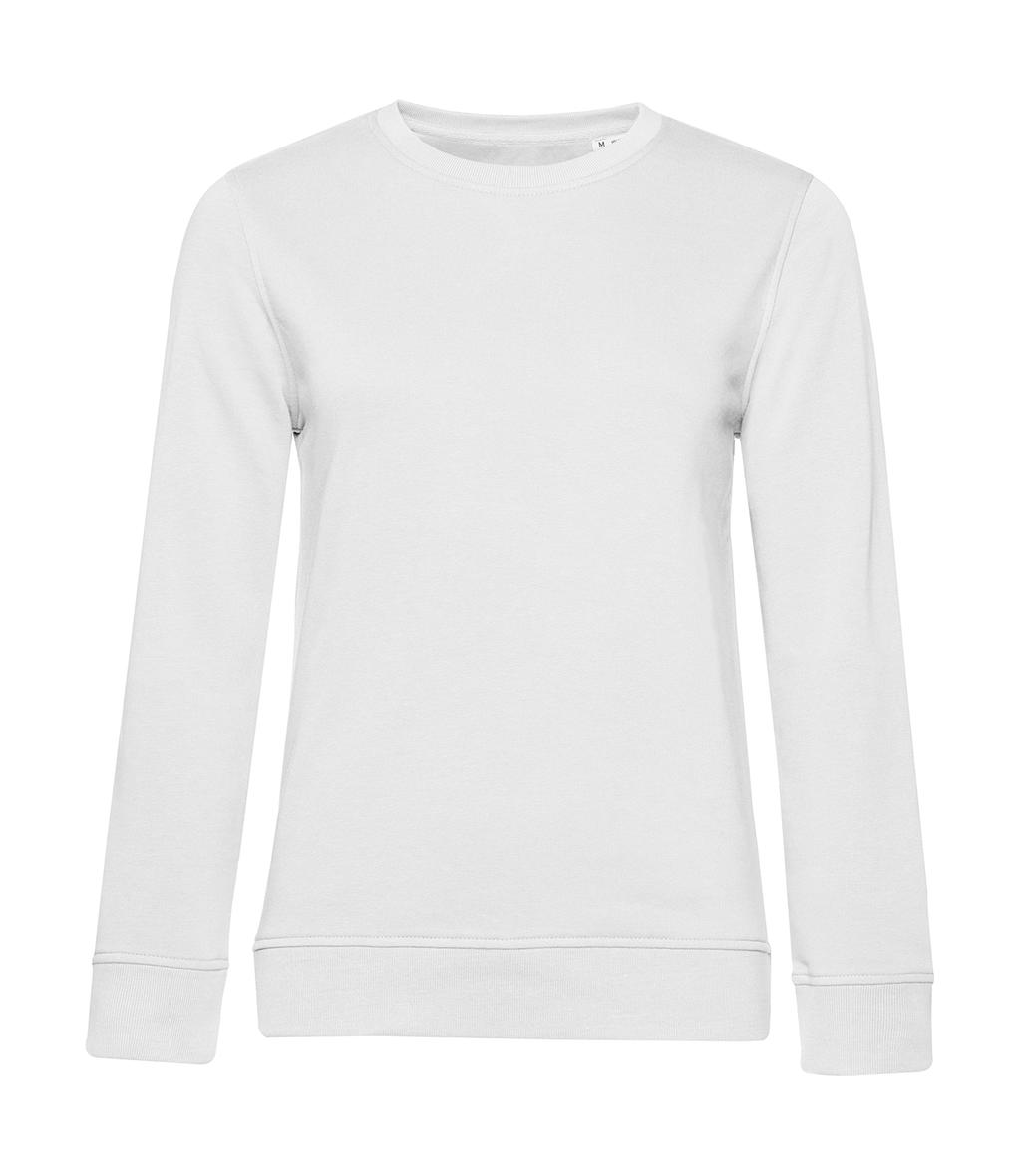 Γυναικείο Φούτερ WW32B B & C Organic Crew Neck French Terry White