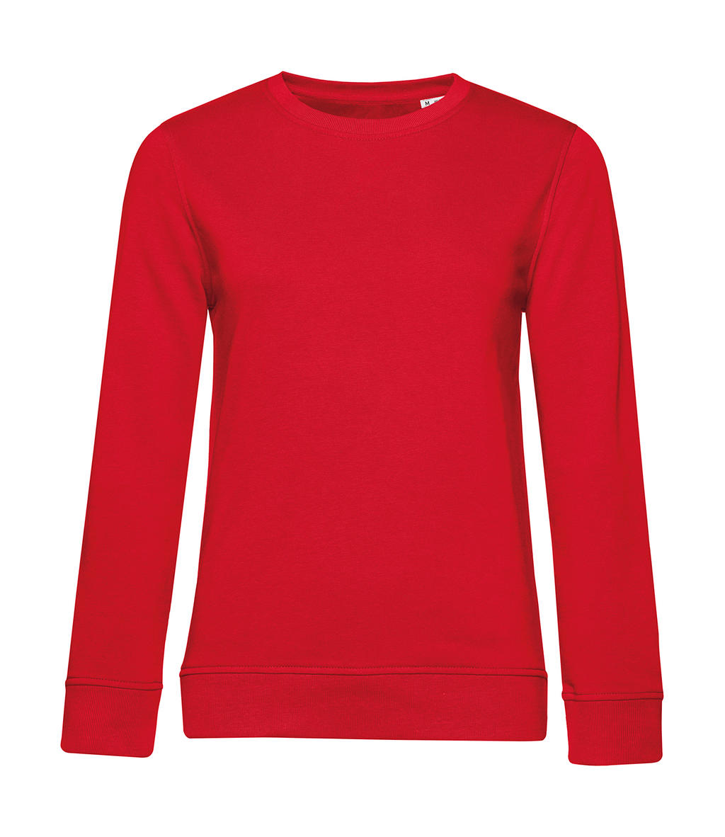 Γυναικείο Φούτερ WW32B B & C Organic Crew Neck French Terry Red