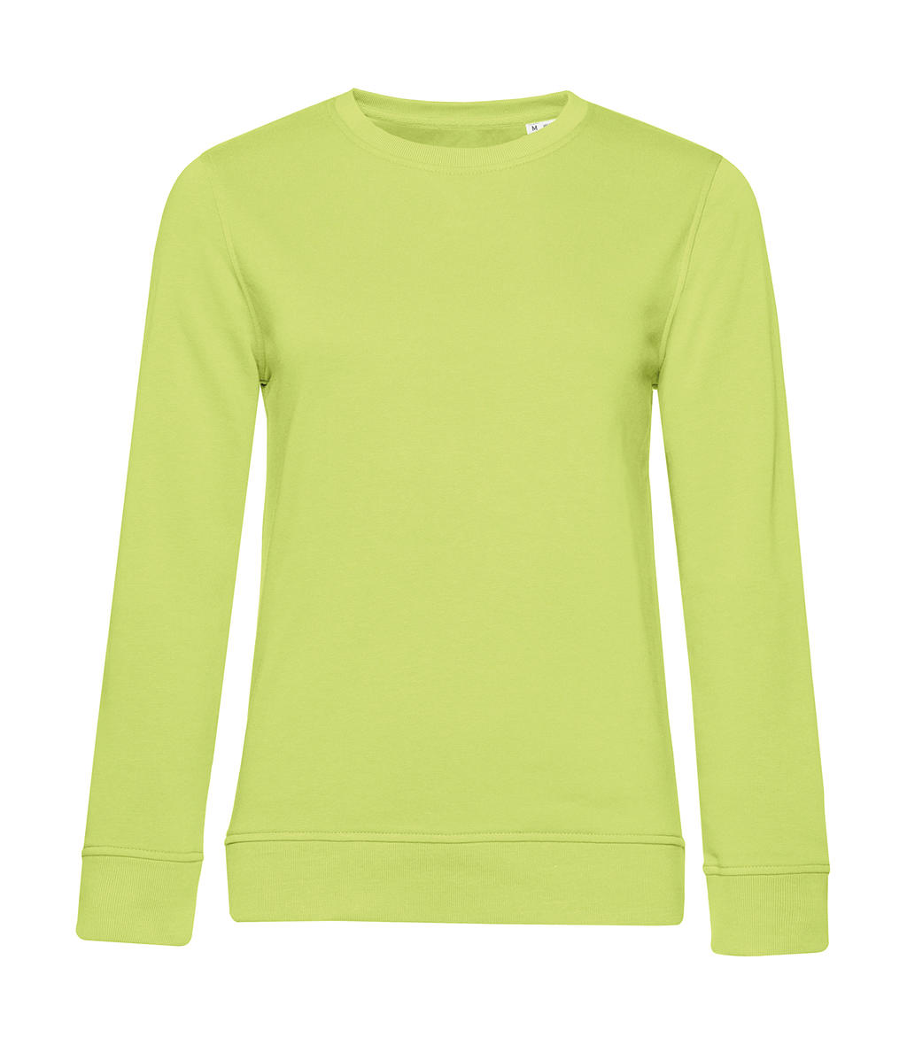 Γυναικείο Φούτερ WW32B B & C Organic Crew Neck French Terry Lime