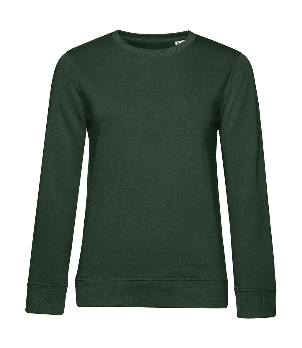 Γυναικείο Φούτερ WW32B B & C Organic Crew Neck French Terry Forest Green