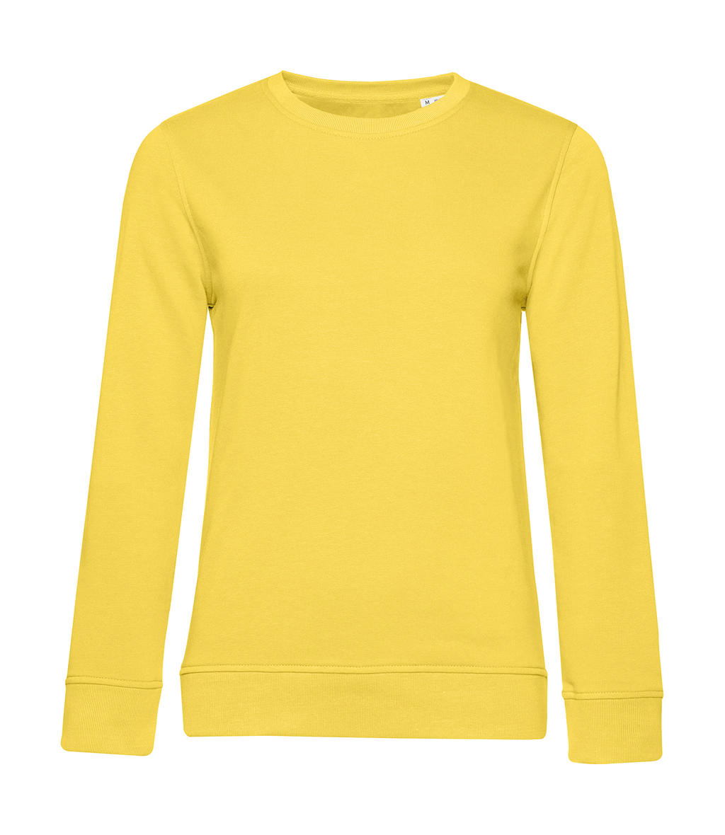 Γυναικείο Φούτερ WW32B B & C Organic Crew Neck French Terry Yellow Fizz