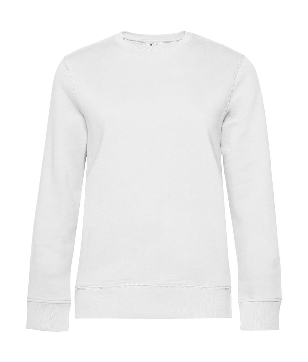 Γυναικείο Φούτερ WW01Q B & C Queen Crewneck White