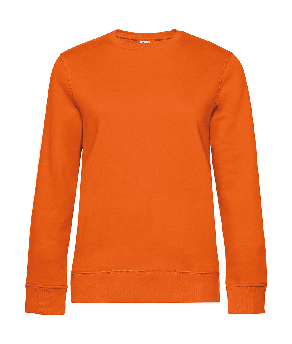Γυναικείο Φούτερ WW01Q B & C Queen Crewneck Pure Πορτοκαλί