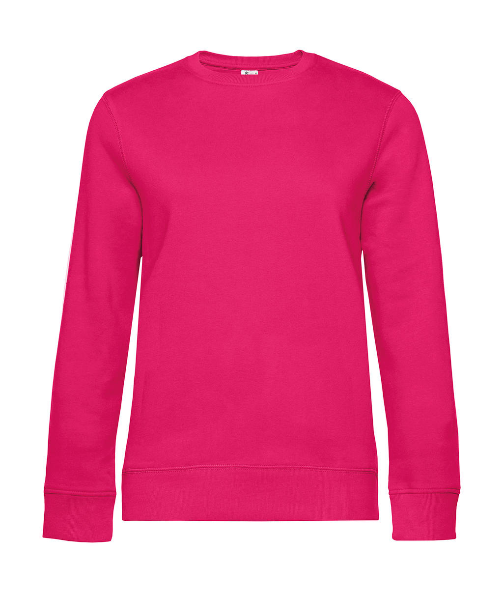 Γυναικείο Φούτερ WW01Q B & C Queen Crewneck Magenta Ροζ
