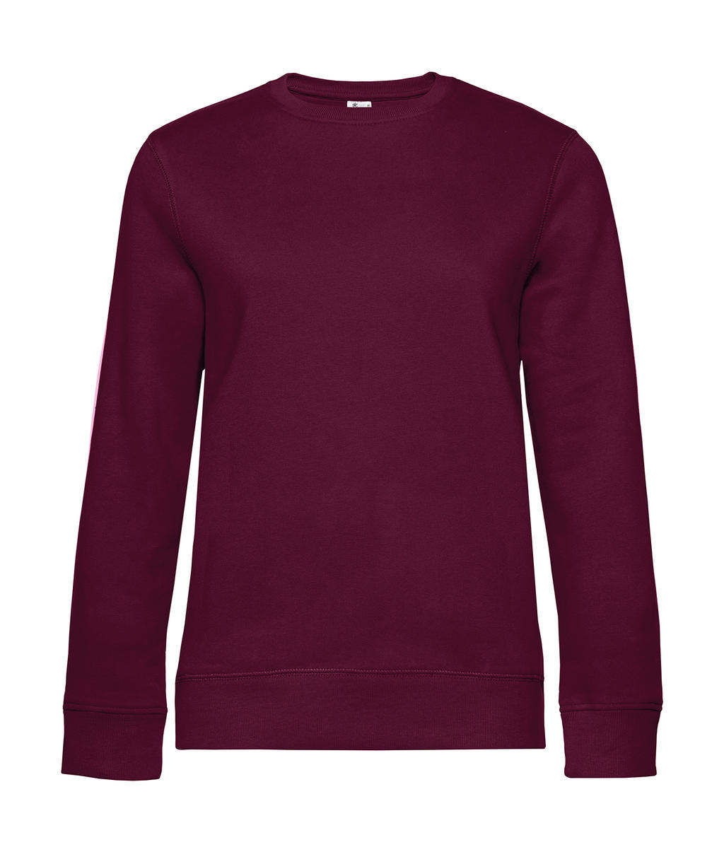 Γυναικείο Φούτερ WW01Q B & C Queen Crewneck Dark Cherry