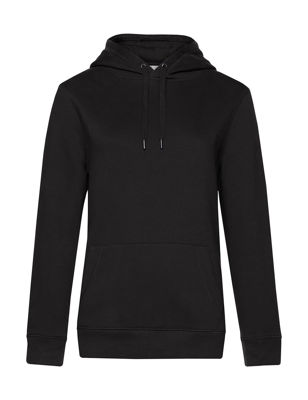 Γυναικείο Φούτερ με Κουκούλα WW02Q B & C Black Pure