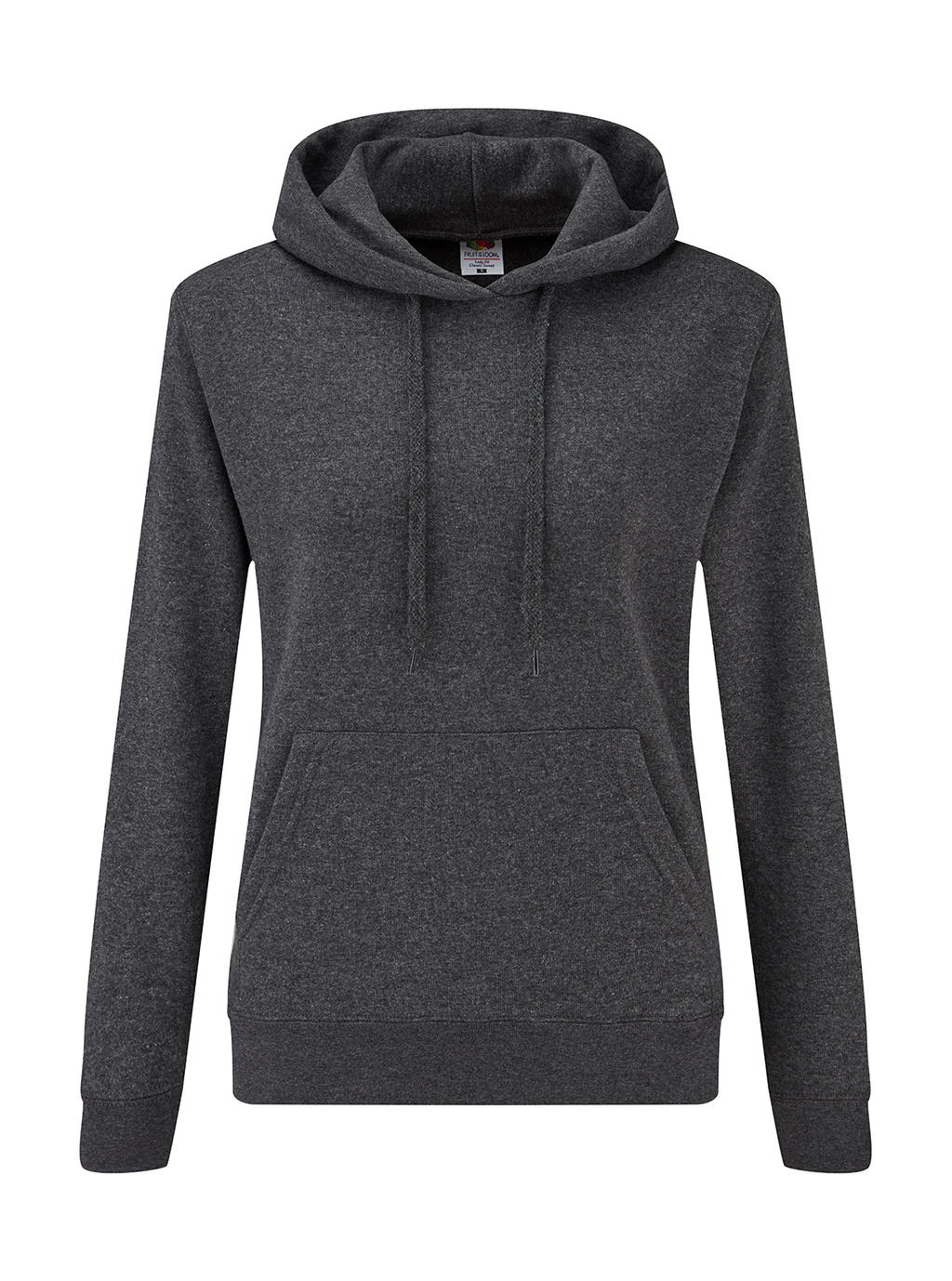 Γυναικείο Φούτερ με Κουκούλα 62-038-0 Fruit of the Loom Dark Heather Grey