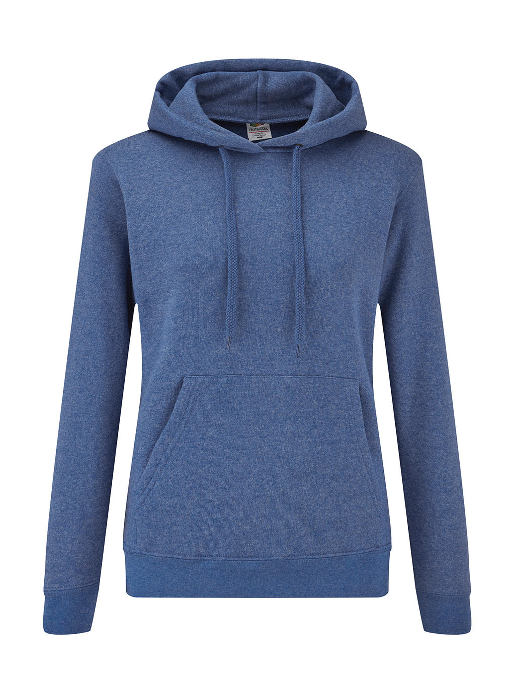Γυναικείο Φούτερ με Κουκούλα 62-038-0 Fruit of the Loom Retro Heather Royal