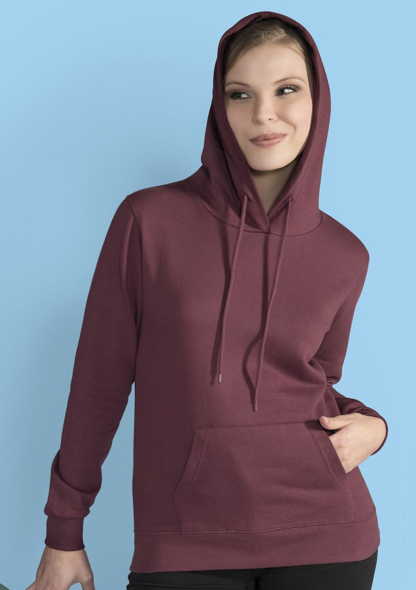 Γυναικείο Φούτερ με Κουκούλα Sg27F Sg Burgundy Outlet γυναικεία Simple Wear