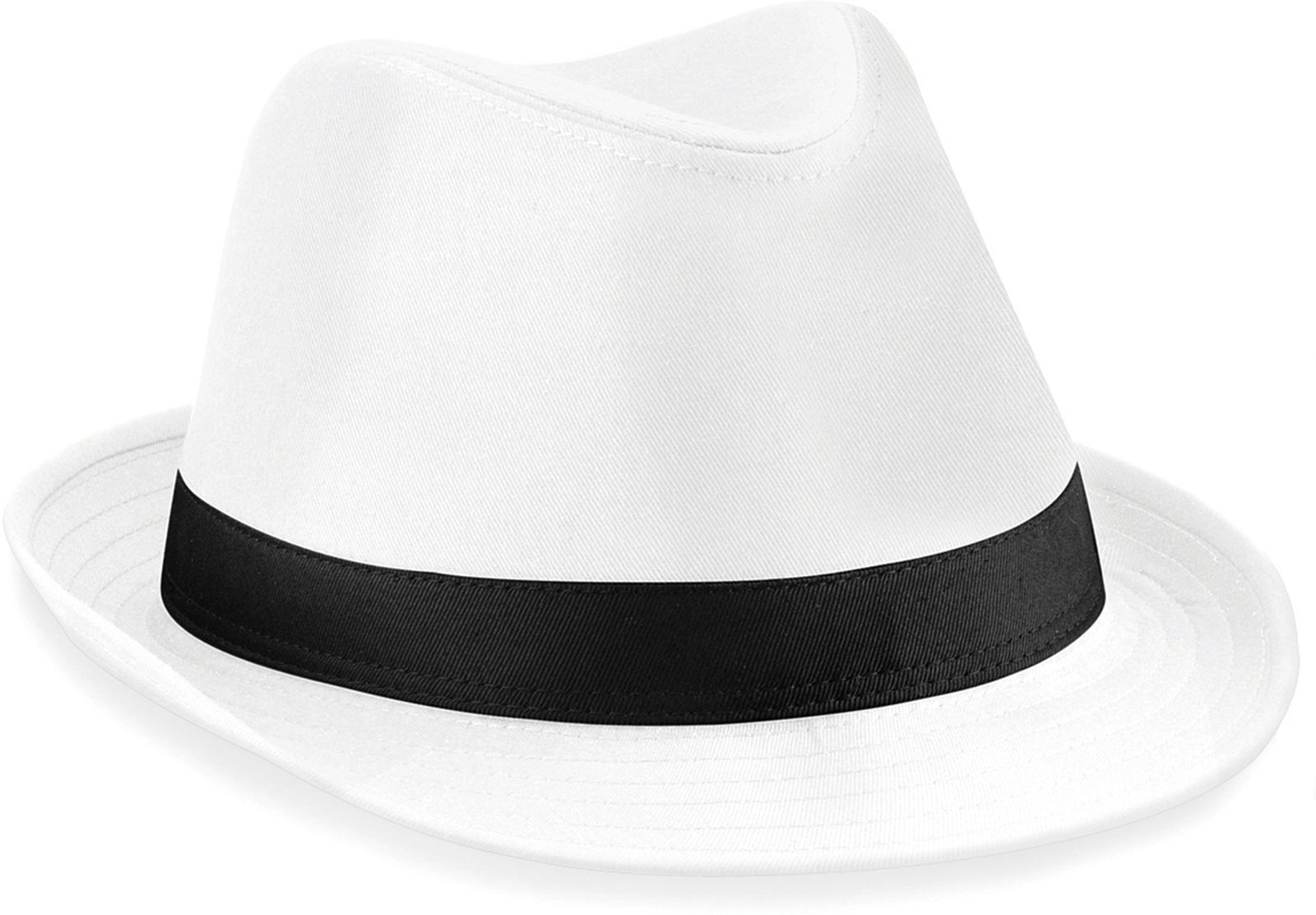 Καπέλο Fedora B630 Beechfield White/Black