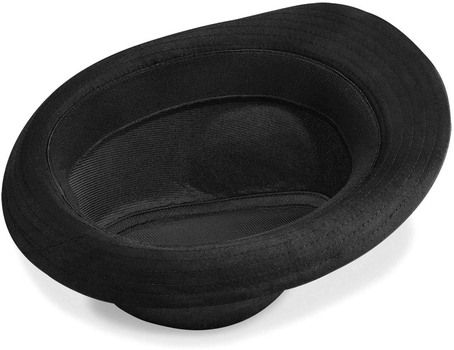 Καπέλο Fedora B630 Beechfield Black αξεσουάρ Καπέλα Simple Wear
