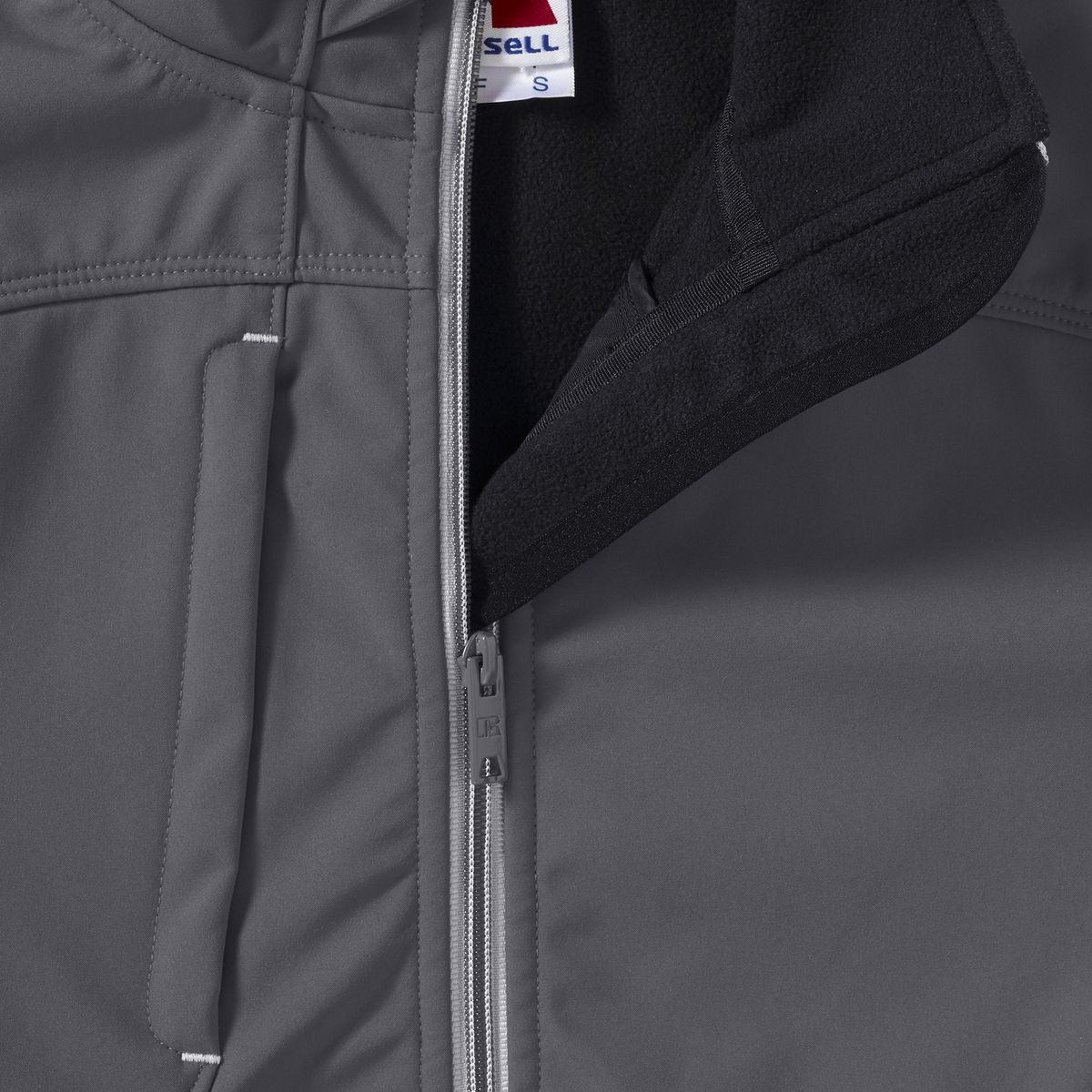 Γυναικείο Μπουφάν Softshell R-410F-0 Russell Europe Iron Grey