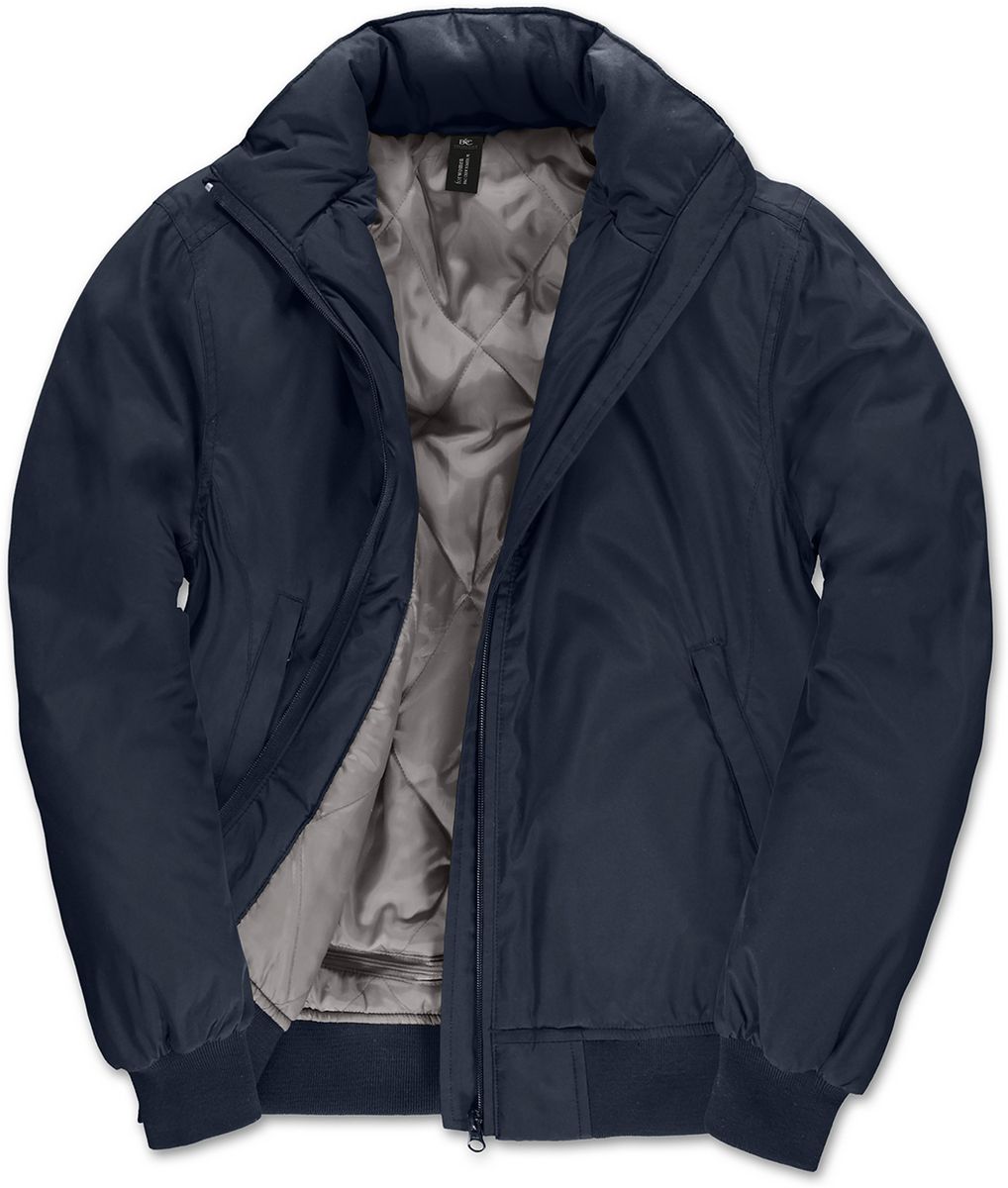 Γυναικείο Μπουφάν Bomber JW962 B&C Crew Bomber Women Navy/Warm Grey