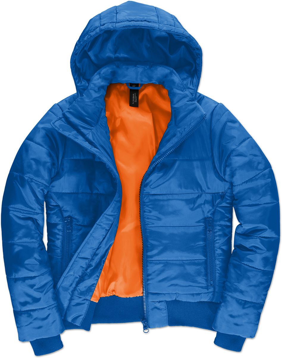 Γυναικείο Μπουφάν JW941 B&C Superhood Royal/Neon Πορτοκαλί