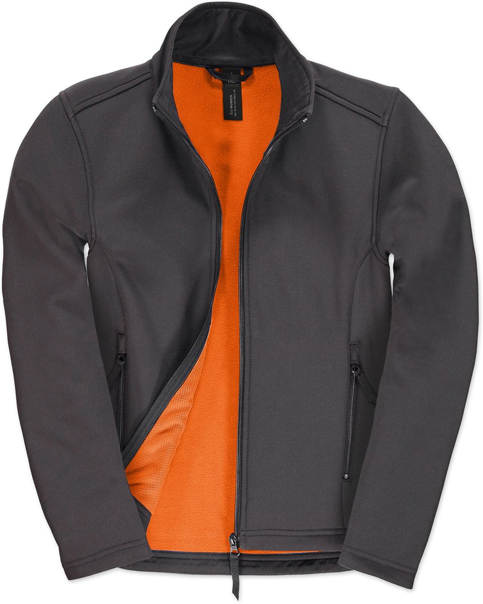 Γυναικείο Μπουφάν Softshell JWI63 B&C ID.701 Softshell Wo. Dark Grey/Neon Orange - B & C - 