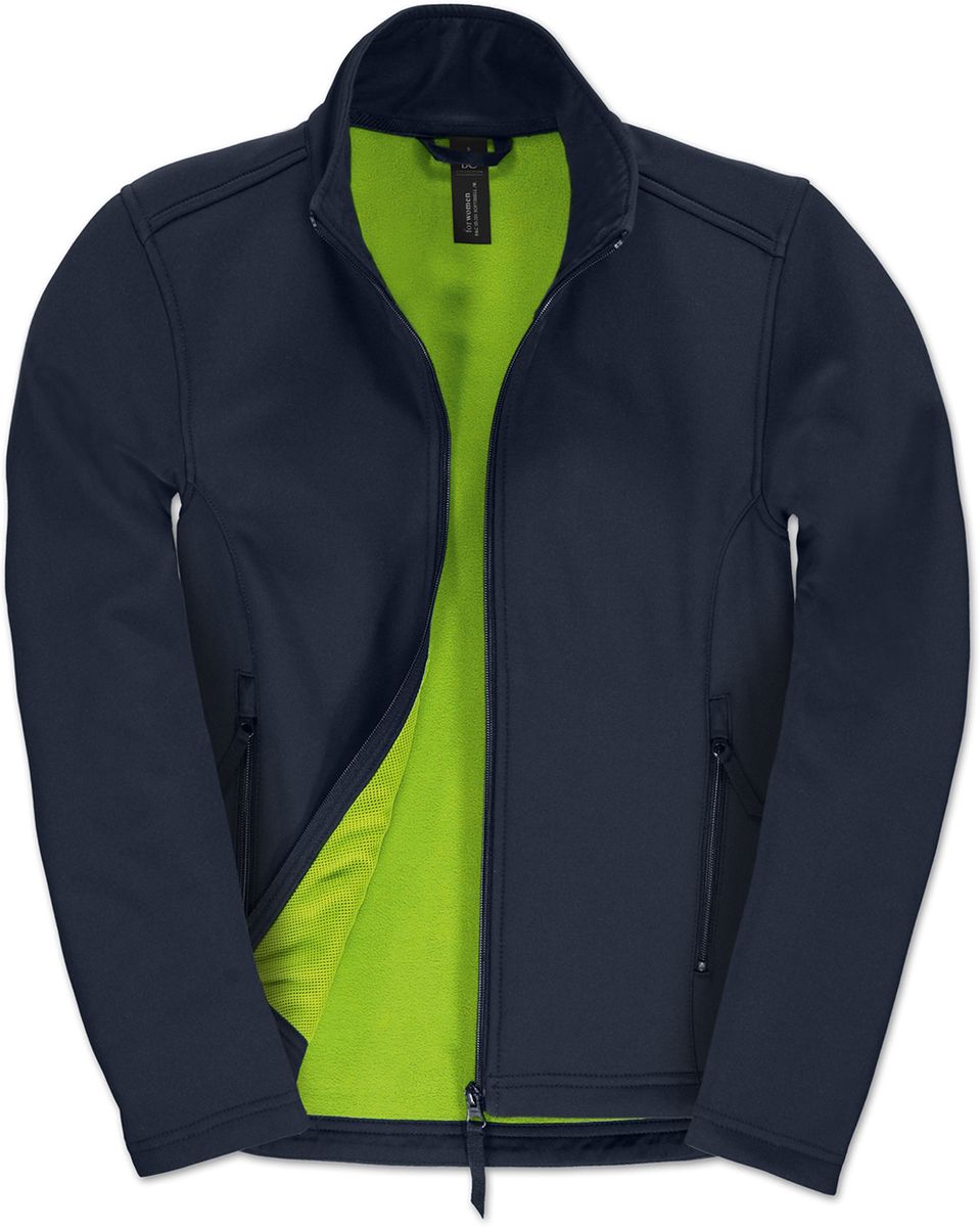 Γυναικείο Μπουφάν Softshell JWI63 B&C ID.701 Softshell Wo. Navy/Neon Green - B & C - 