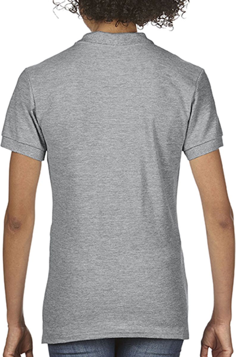 Γυναικεία Μπλούζα Polo 64800L Gildan Softstyle Double Pique Sport Grey