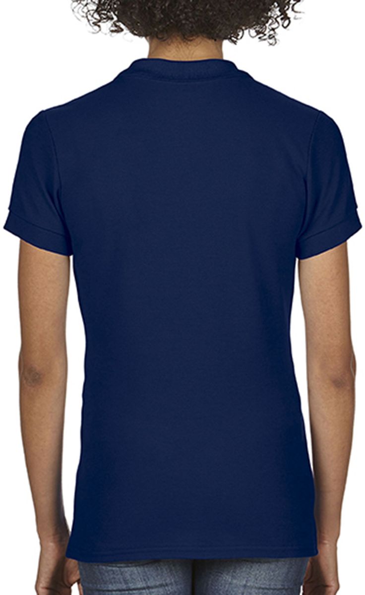 Γυναικεία Μπλούζα Polo 64800L Gildan Softstyle Double Pique Navy