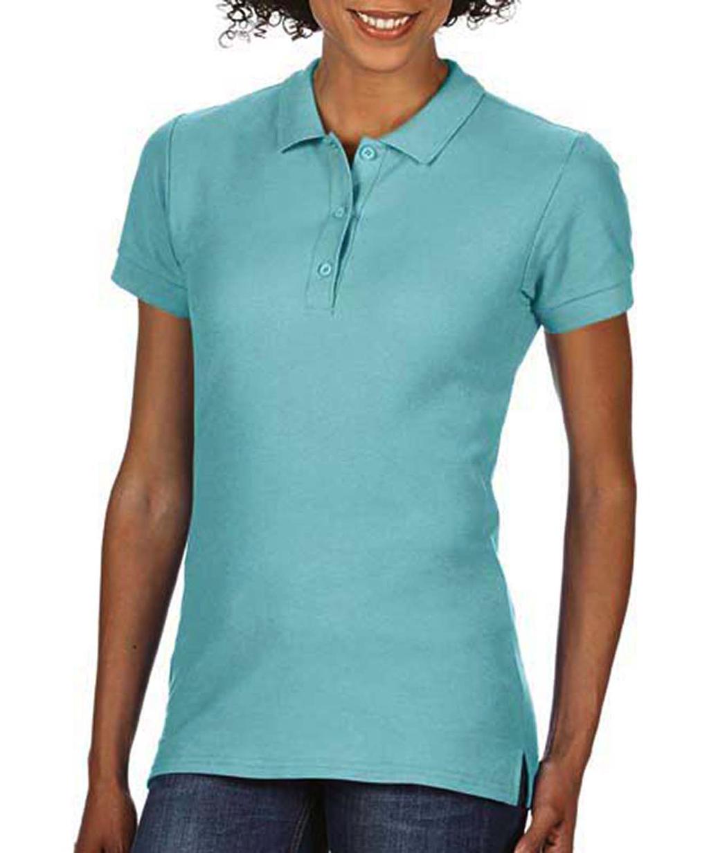Γυναικεία Μπλούζα Polo 85800L Gildan Double Pique Premium Cotton Chalky Mint