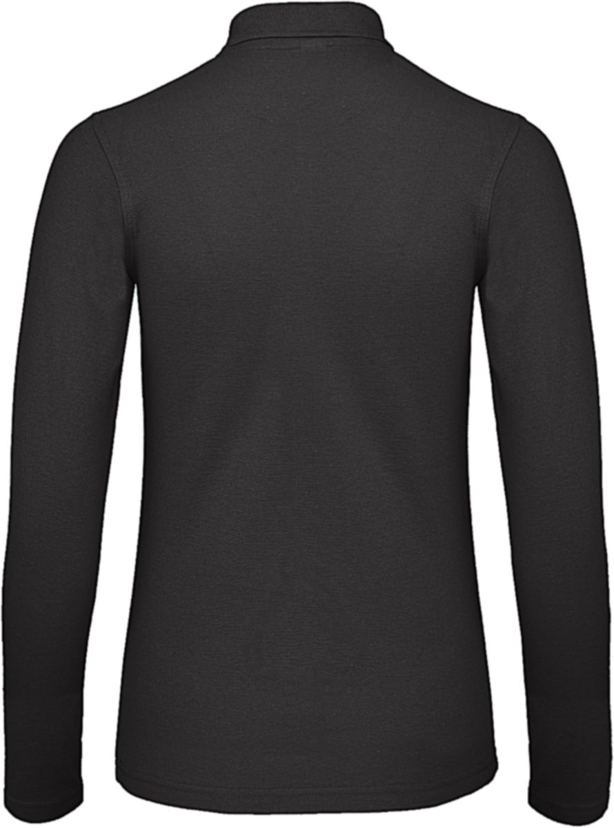 Μπλούζα Polo Γυναικεία Μακρυμάνικη PWI13 B & C ID.001 LSL Black