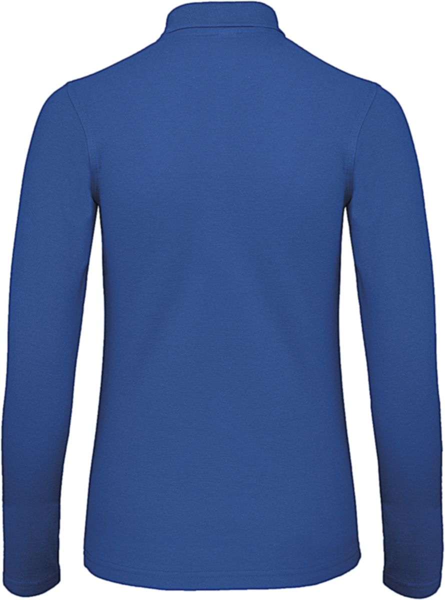 Μπλούζα Polo Γυναικεία Μακρυμάνικη PWI13 B & C ID.001 LSL Royal Blue