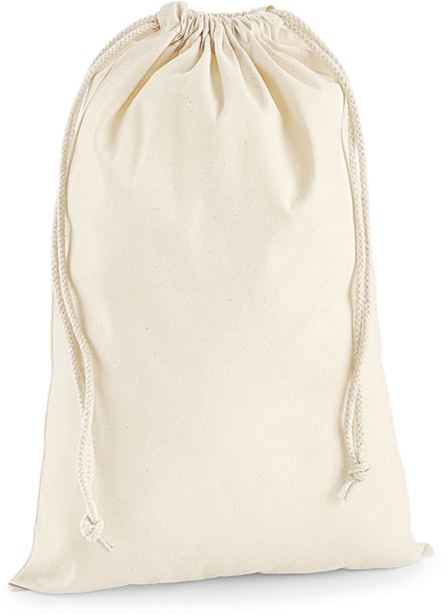Σάκος Πουγκί W216 Westford Mill Premium Cotton Stuff Bag Natural