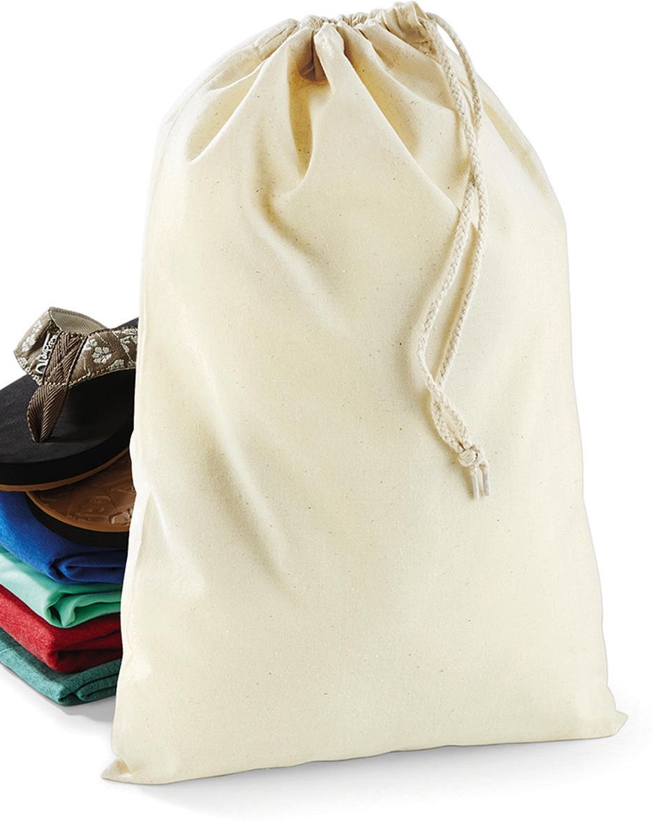 Πουγκί W115 Westford Mill Cotton Stuff Sack Natural