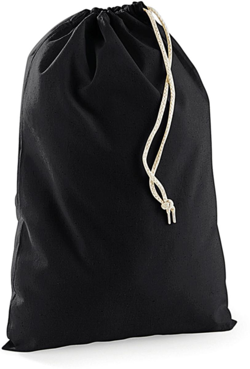 Πουγκί W115 Westford Mill Cotton Stuff Sack Black