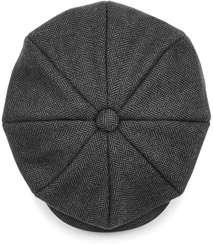 Τραγιάσκα B628 Beechfield Heritage Bakerboy Charcoal Herringbone αξεσουάρ Καπέλα Simple Wear
