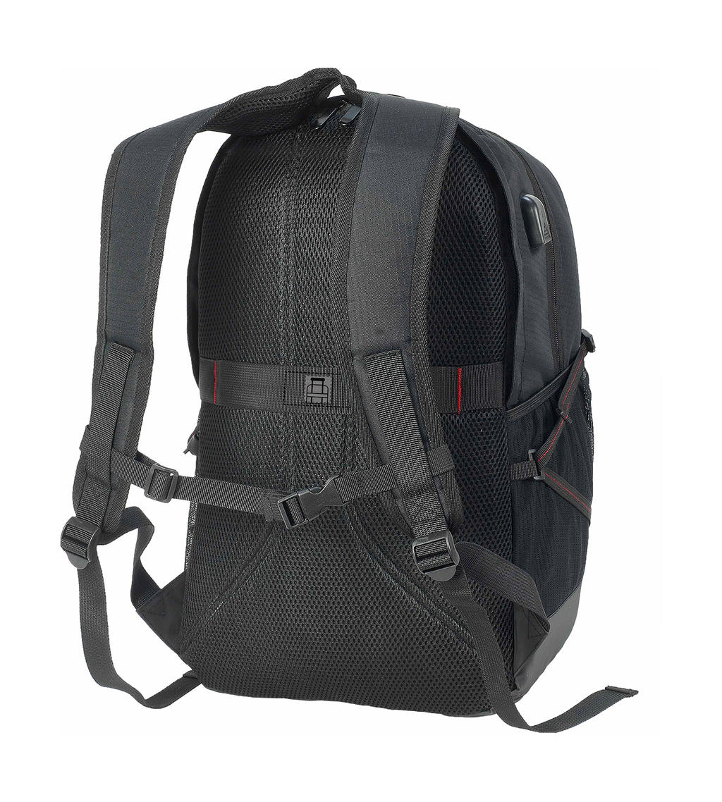 Σακίδιο Πλάτης Leipzig Daily Sh5816 Shugon για Laptop 15 6 Black Είδη Ταξιδιου Τσάντες Simple Wear