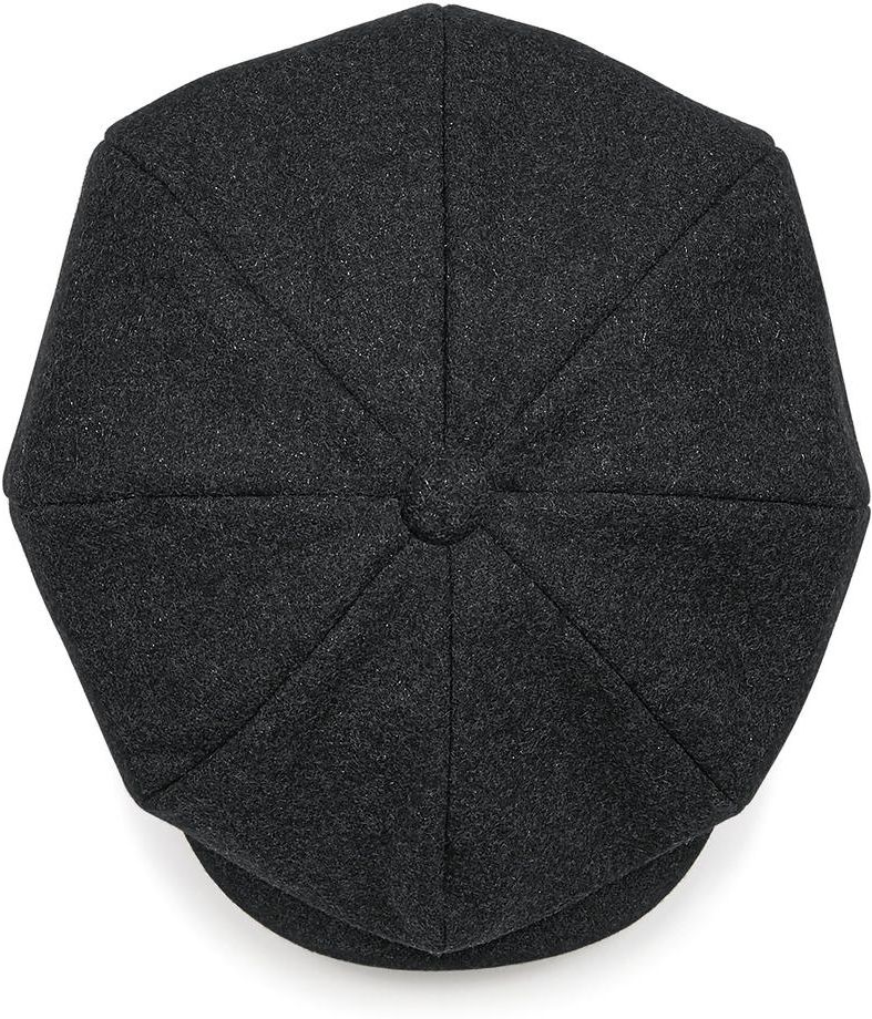 Τραγιάσκα B629 Beechfield Melton Wool Charcoal Marl αξεσουάρ Καπέλα Simple Wear