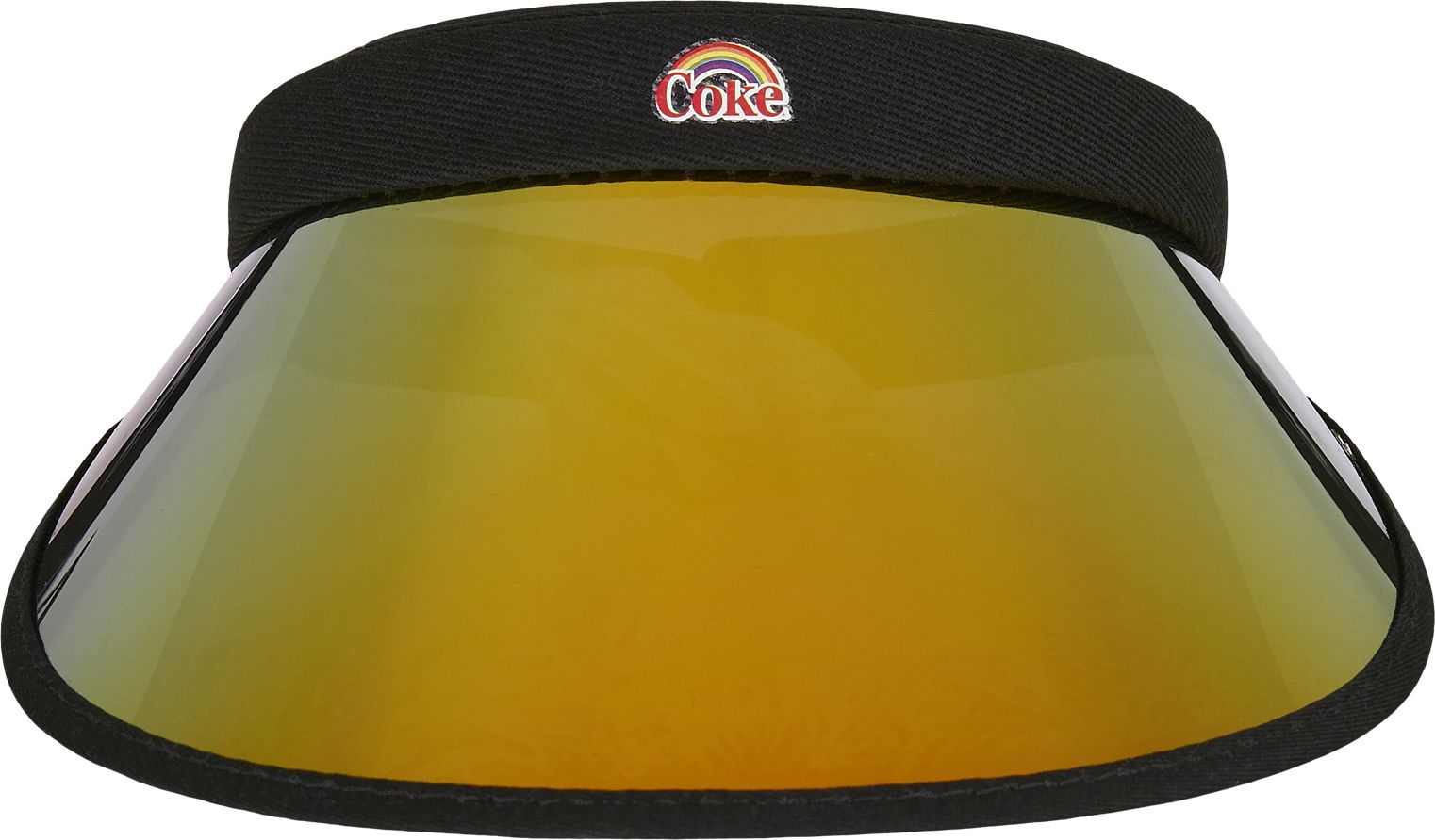 Coca Cola Pride Visor Cap Merchcode MC706 Black/Orange one size